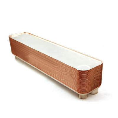 Refrigerador hidráulico de água quente bobina de cobre compacto Placa de brasagem trocador de calor