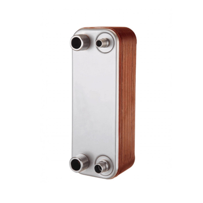 Refrigerador hidráulico de água quente bobina de cobre compacto Placa de brasagem trocador de calor
