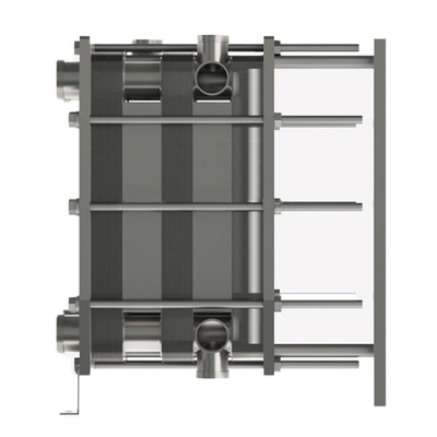 NBR Sanitário Gasket Plate Exchanger de calor Estrutura de aço inoxidável classe Fad