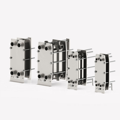 Exchanger de calor de placas de leite líquido de aço inoxidável industrial sanitário Pasteurizador Exchanger de calor de placas de vapor
