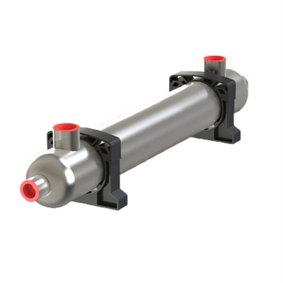 Trocador de calor de tubo de água de piscina Concha de aço inoxidável e trocador de calor de tubo para piscina