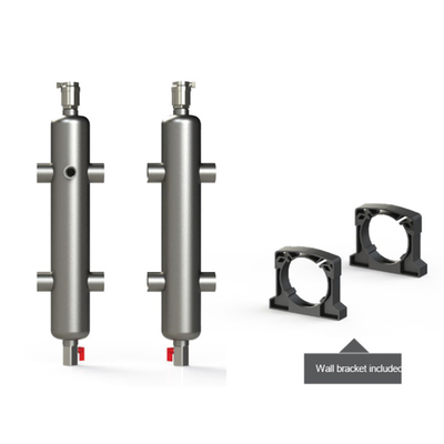 Separador hidráulico de flanges Hvac Separadores hidráulicos de aquecimento de piso de aço inoxidável