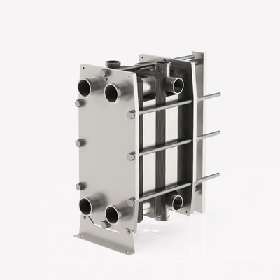 Aço inoxidável Industrial Sanitário Lácteo líquido Placa de trocador de calor Pasteurizador
