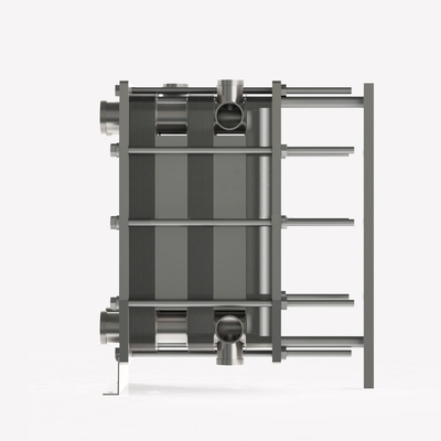 Aço inoxidável Industrial Sanitário Lácteo líquido Placa de trocador de calor Pasteurizador