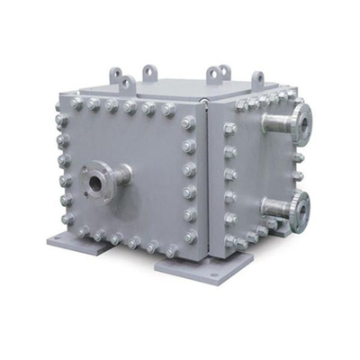 Compabloc condensador de vapor compacto de chapa soldada para refinaria de petróleo