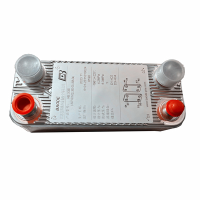 Aço inoxidável personalizado 304/316 Placa de refrigeração brasada de cobre trocador de calor