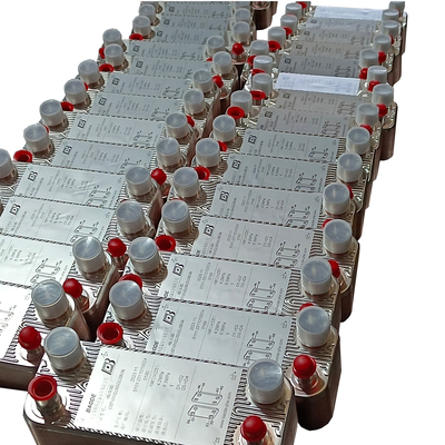 Equipamento de refrigeração de água de cobre industrial 304/316L Placa brasada Trocador de calor