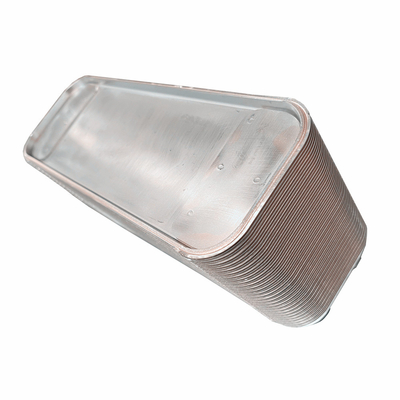 Trocador de calor de chapa de aço inoxidável Phe cobre soldado para evaporador frigorífico e ar condicionado