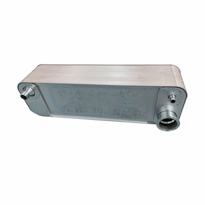 Aço inoxidável Condensador refrigerado a água Trocador de calor brasado Refrigerador Trocador de calor Peças Trocador de calor de placa