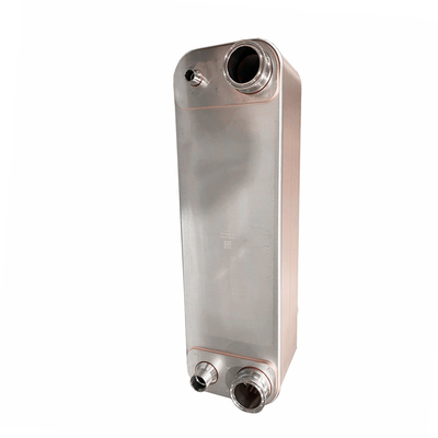 Evaporador de aço inoxidável de cobre Freão para água Placa de brasagem Cambio de calor Refrigerador hidráulico