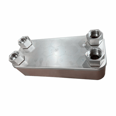 Alta eficiência de transferência de calor de aço inoxidável Placa de triturador de calor para refrigerador HVAC líquido a água refrigerador