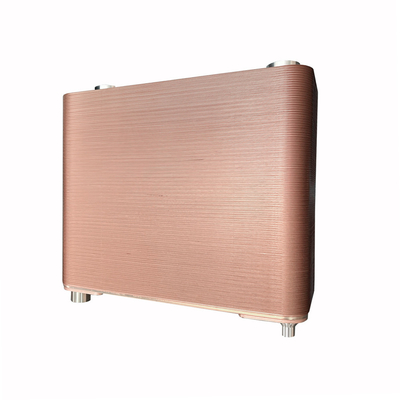 Alimentação Grade condensador de evaporação Indústria Chiller resistência a altas temperaturas Placa brasada trocador de calor