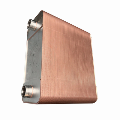 Alimentação Grade condensador de evaporação Indústria Chiller resistência a altas temperaturas Placa brasada trocador de calor