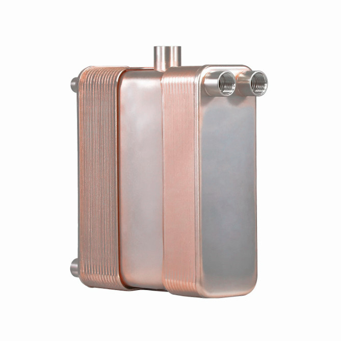 Refrigerante sob alta pressão Evaporador de cobre soprador de ar secador de filtro trocador de calor a vapor