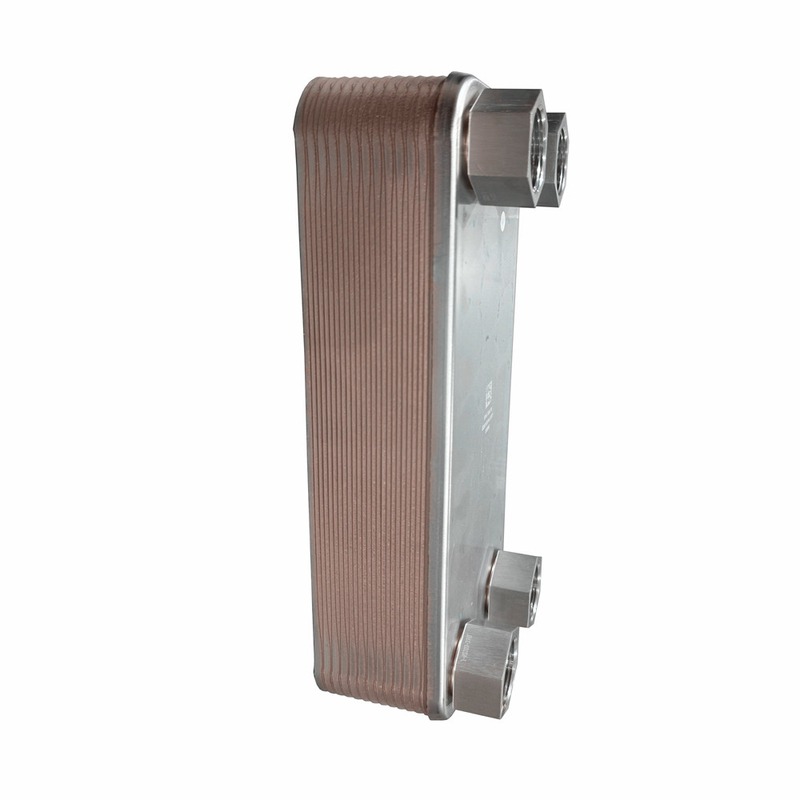Exchanger de calor de placa de cobre condensador para máquina de pressão hidráulica