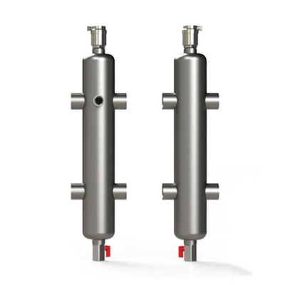 Separador hidráulico de flanges Hvac Separadores hidráulicos de aquecimento de piso de aço inoxidável
